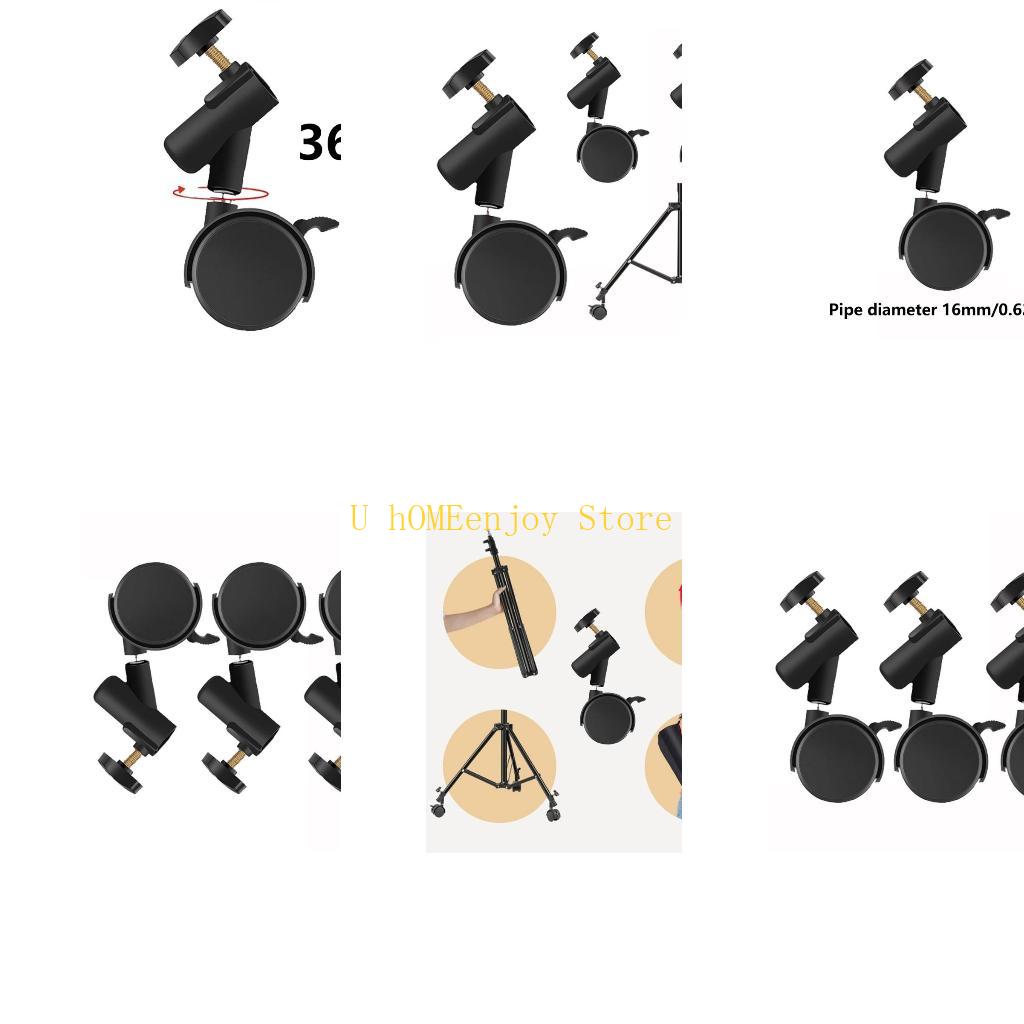 Photography Using Lighting - B0KF 3pcs การถ่ายภาพ Light Stand ล้อเบรคฟังก์ชั่น,360