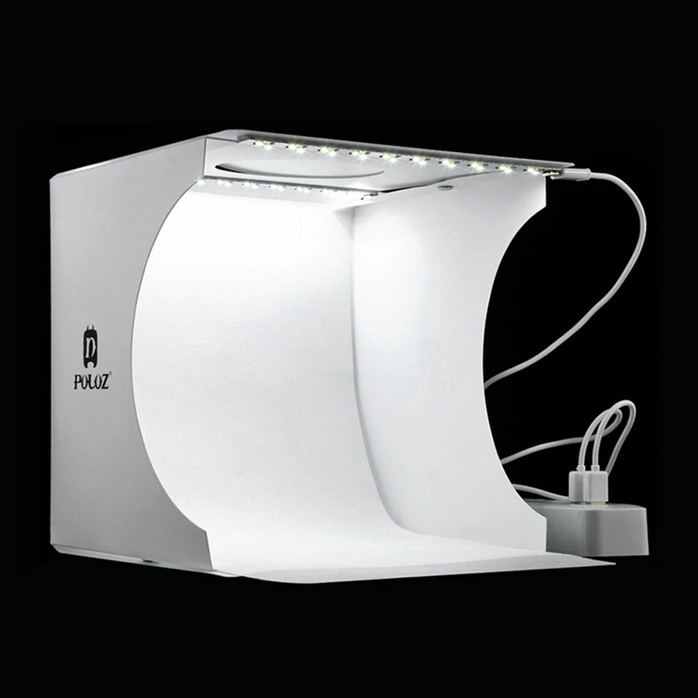 Photography Lighting Quotes - อาชีพพับกล่องไฟการถ่ายภาพสตูดิโอถ่ายภาพ Softbox 2 ไฟ LED กล่องนุ่มภาพพื้นหลังชุดสําหรับกล้อง