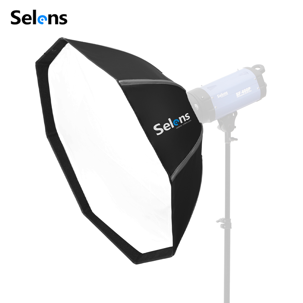 Photography Umbrella Lighting Setup - ซอฟต์บ็อกซ์แบบร่ม Selens 82/105 ซม. + ขาตั้ง