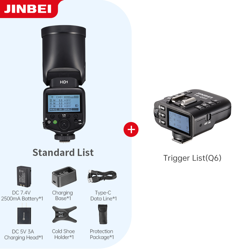Good Lighting In Photography - ไฟแฟลชกล้อง JINBEI HD-1 สำหรับถ่ายภาพนอกสถานที่ แบตเตอรี่ Li-ion