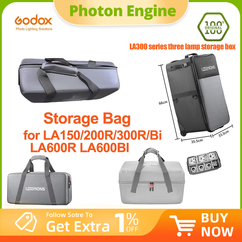 Photography Lighting Bag - กระเป๋าเก็บไฟถ่ายภาพ GODOX สำหรับรุ่น LA150R LA200R LA300R