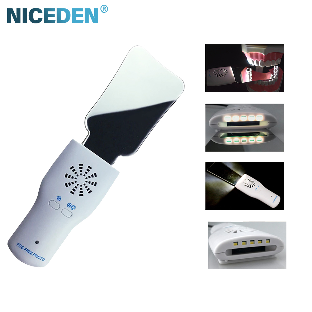 Photography Lighting Product - ทันตกรรม Anti หมอกชุดกระจกจัดฟัน Reflector พร้อมไฟ LED