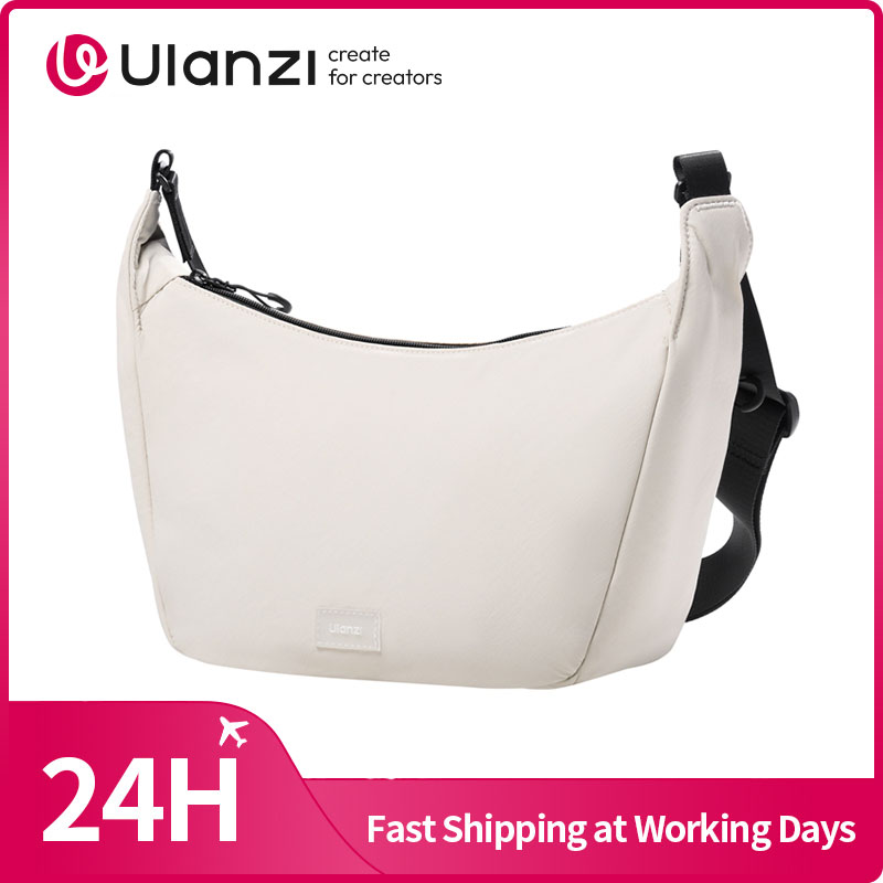 Photography Lighting Bag - Ulanzi HMN1 Lunar Sling Bag กระเป๋าสะพายข้างสีขาว/ดํากระเป๋าเดินทางสําหรับกล้องสมาร์ทโฟนเติมแสง