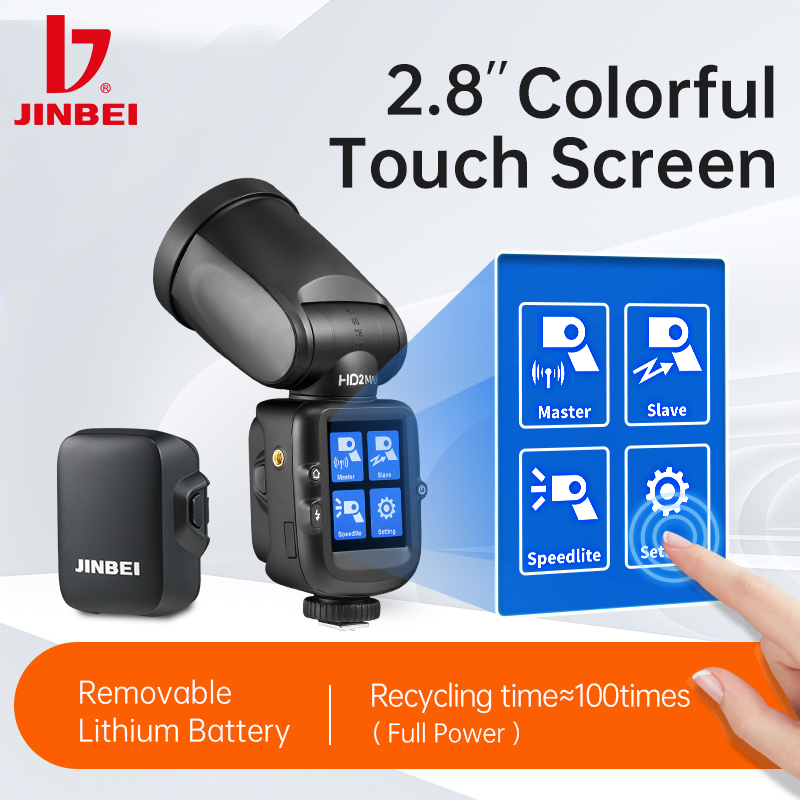 Good Lighting In Photography - แฟลชกล้อง JINBEI HD-2 MAX สำหรับถ่ายภาพนอกสถานที่ แสงสว่างพกพา