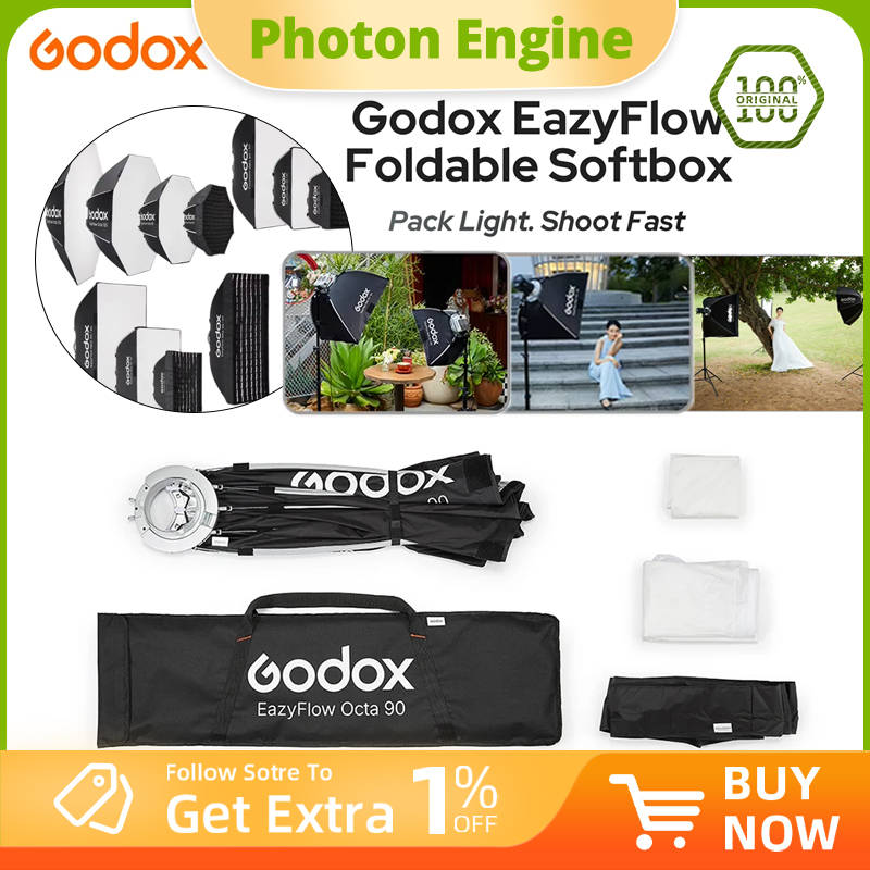 Photography Lighting Product - ซอฟต์บ็อกซ์พับได้ Godox EazyFlow series แบบ Bowens