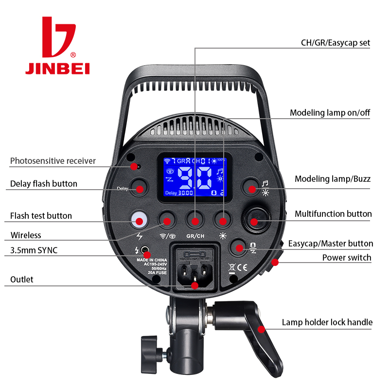 Good Lighting In Photography - ไฟแฟลชสตูดิโอ JINBEI DPX-800II 800W 25W LED
