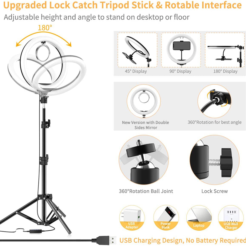 ไฟวงแหวนเซลฟี่ขนาด 16/26/33 ซม - Photography Lighting Product บทวิจารณ์และราคา