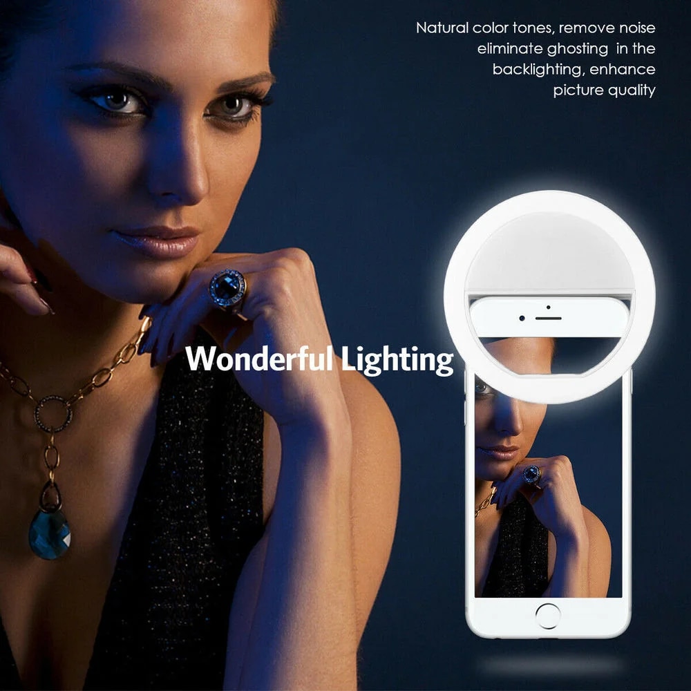 ไฟวงแหวน LED แบบชาร์จไฟได้พร้อ - Photography Lighting Product บทวิจารณ์และราคา