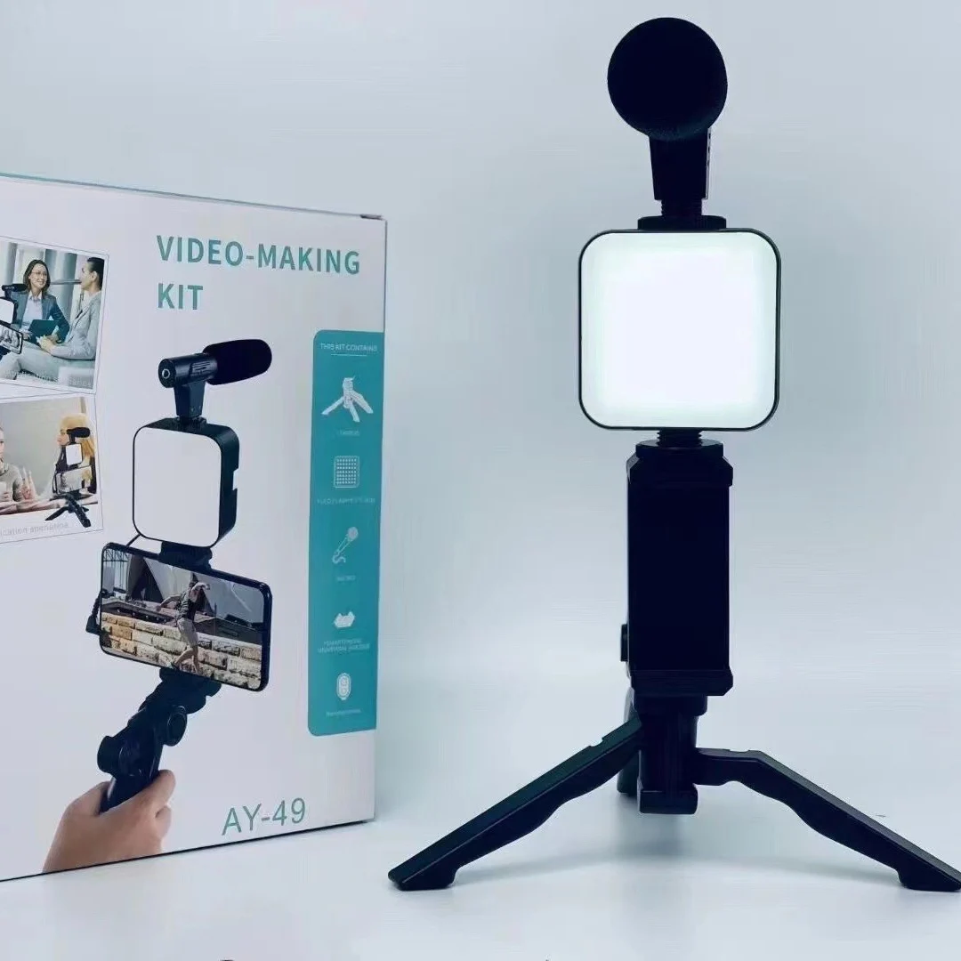 สมาร์ทโฟน Vlogging ชุดขาตั้งกล - Photography Led Lighting Kit บทวิจารณ์และราคา