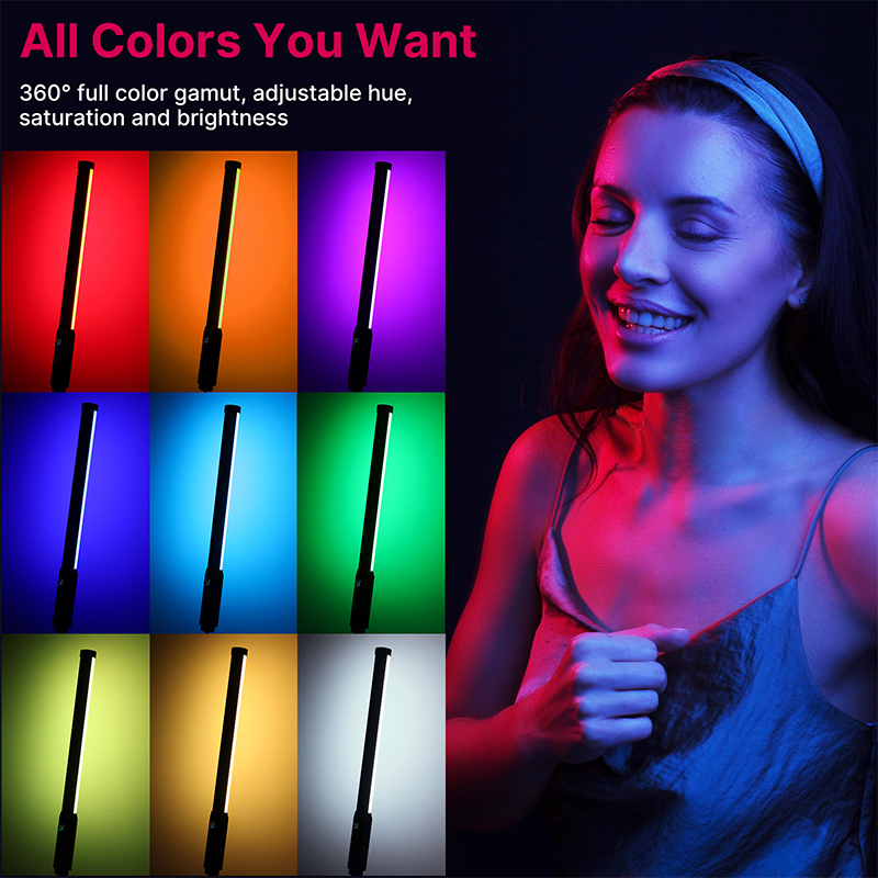 Ulanzi VL119 มือถือ RGB สีสัน  - Torjim Rgb Photography Video Lighting บทวิจารณ์และราคา