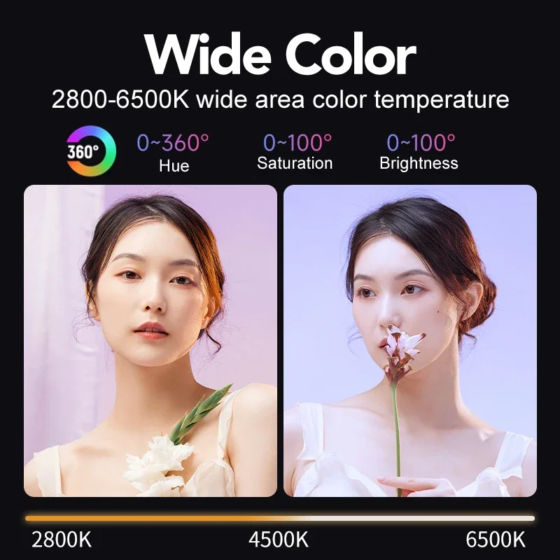 RGB Video Light แบบพกพา LED สต - Torjim Rgb Photography Video Lighting บทวิจารณ์และราคา