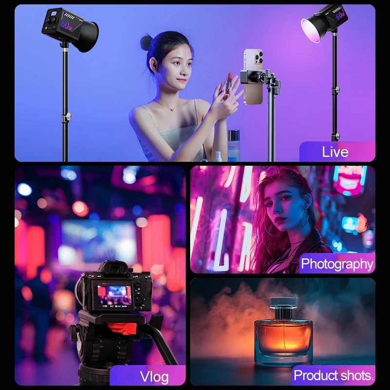 RGB Video Light แบบพกพา LED สต - Torjim Rgb Photography Video Lighting บทวิจารณ์และราคา