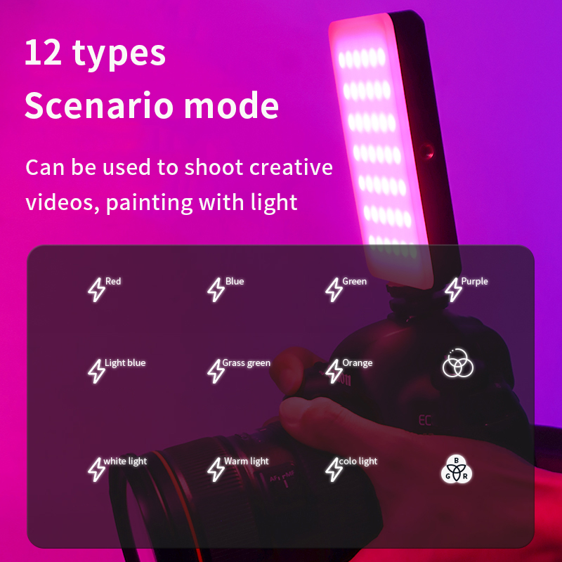 RGB Video Light แบบพกพา LED กล - Torjim Rgb Photography Video Lighting บทวิจารณ์และราคา