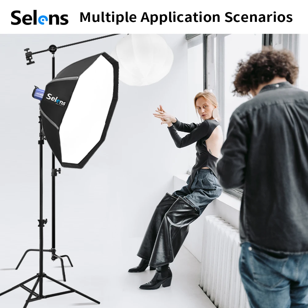 ซอฟต์บ็อกซ์แบบร่ม Selens 82/10 - Photography Umbrella Lighting Setup บทวิจารณ์และราคา