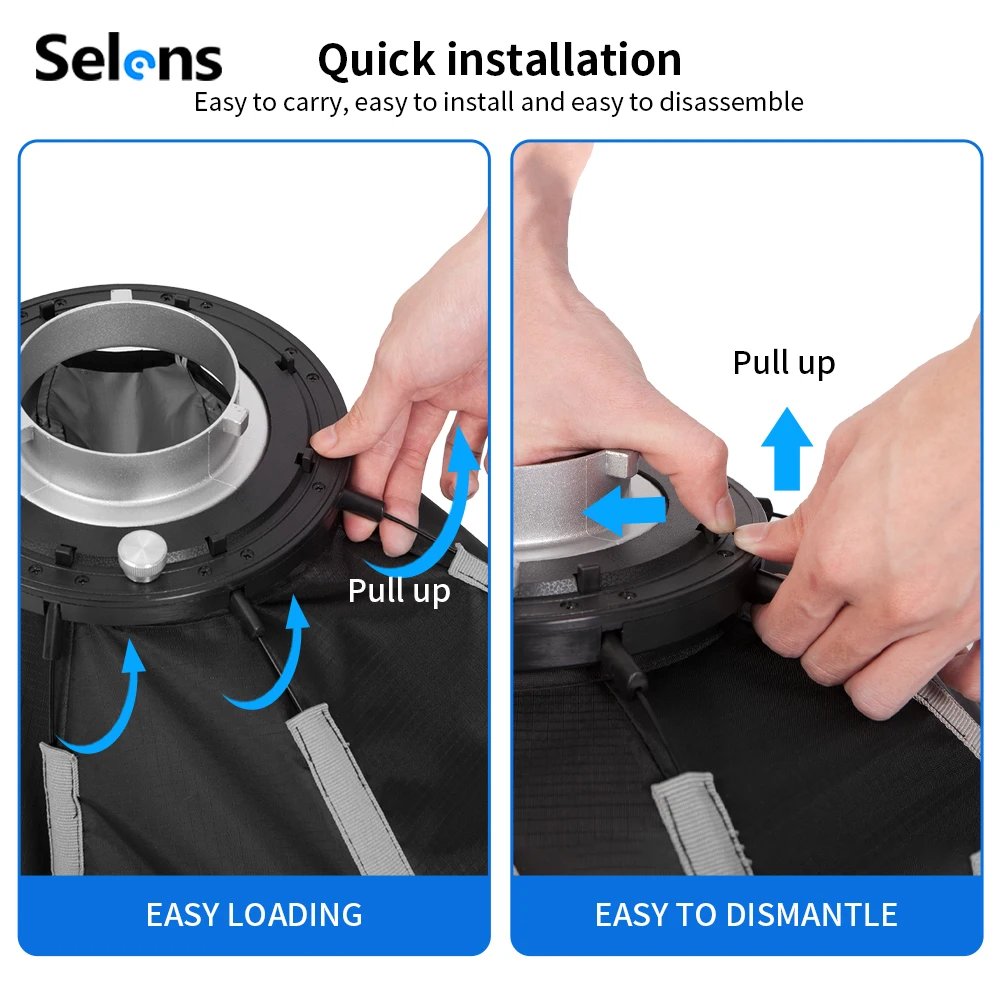 ซอฟต์บ็อกซ์แบบร่ม Selens 82/10 - Photography Umbrella Lighting Setup บทวิจารณ์และราคา