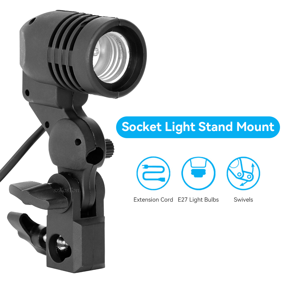 2ชิ้น/1ชิ้น E27เดี่ยวที่ตั้งหล - Photography Lightning บทวิจารณ์และราคา