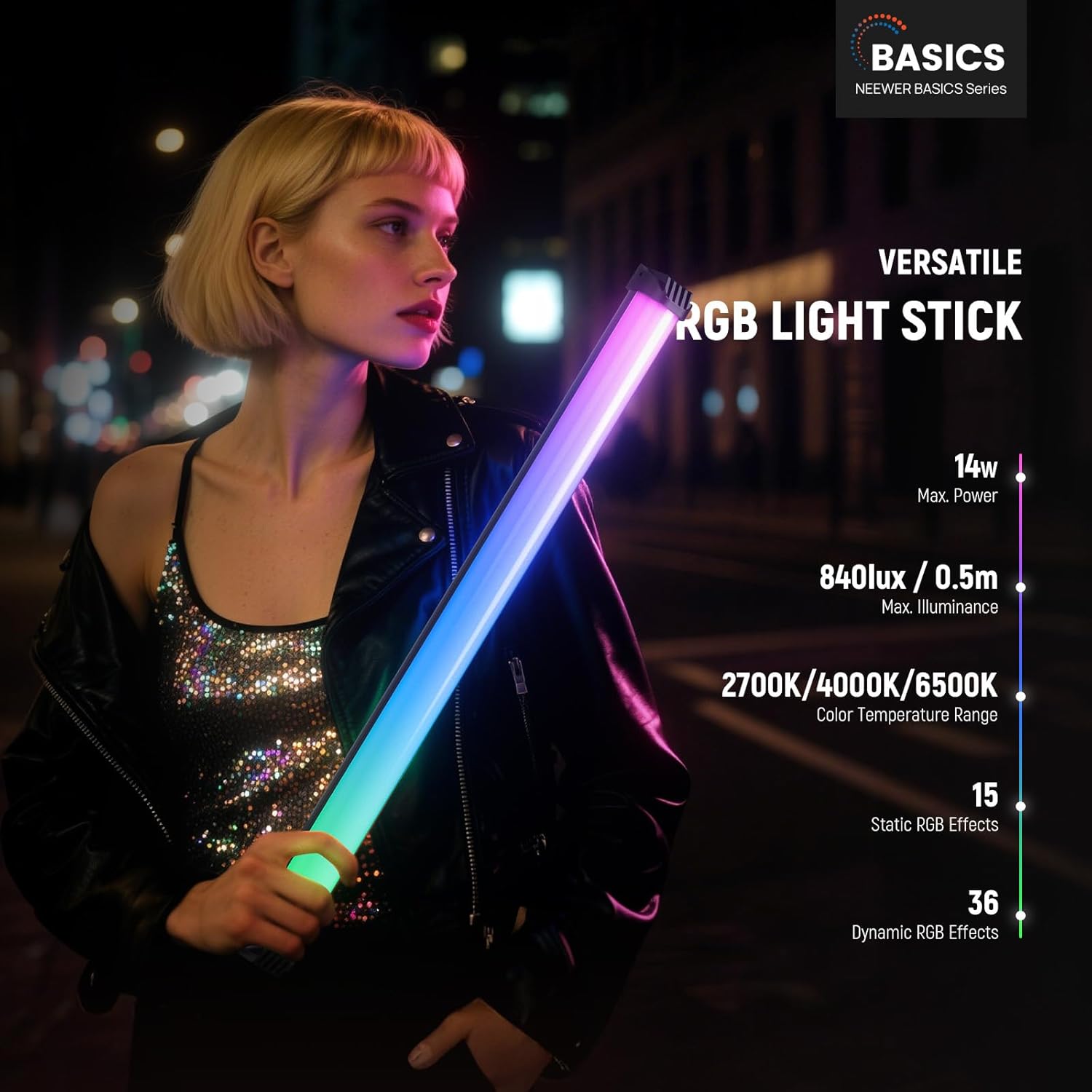 ไฟแท่งแม่เหล็ก NEEWER Basics ข - Torjim Rgb Photography Video Lighting บทวิจารณ์และราคา