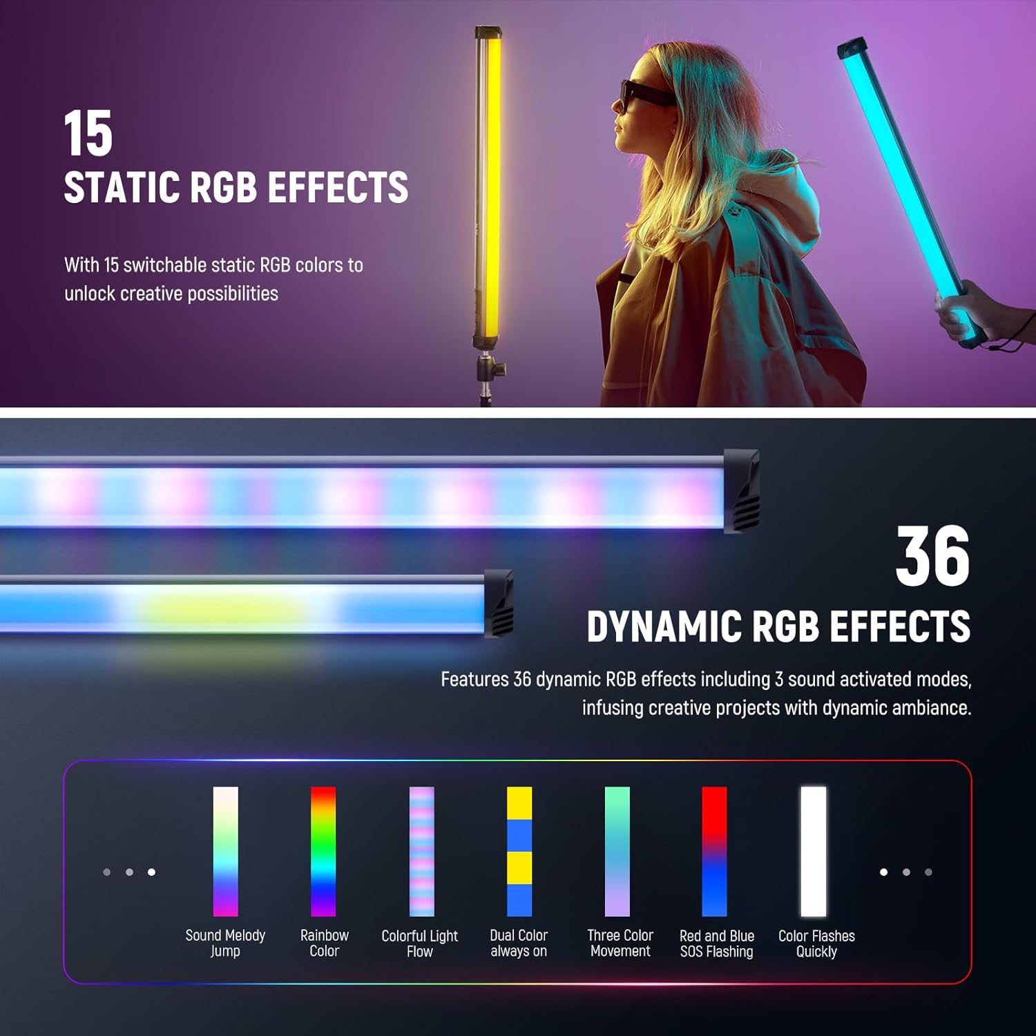 ไฟแท่งแม่เหล็ก NEEWER Basics ข - Torjim Rgb Photography Video Lighting บทวิจารณ์และราคา