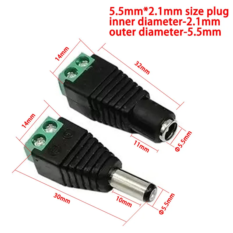 หญิงและชาย DC 2.1x5.5 มม.ปลั๊ก - Photography Led Lighting Kit บทวิจารณ์และราคา