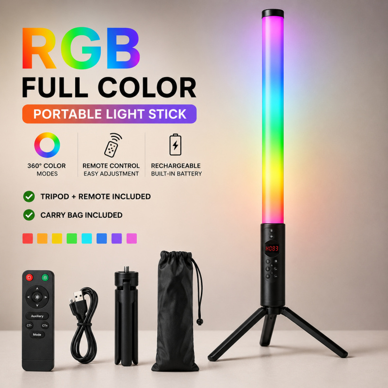 ไฟวิดีโอแบบพกพา RGB, ไฟ LED เต - Torjim Rgb Photography Video Lighting บทวิจารณ์และราคา