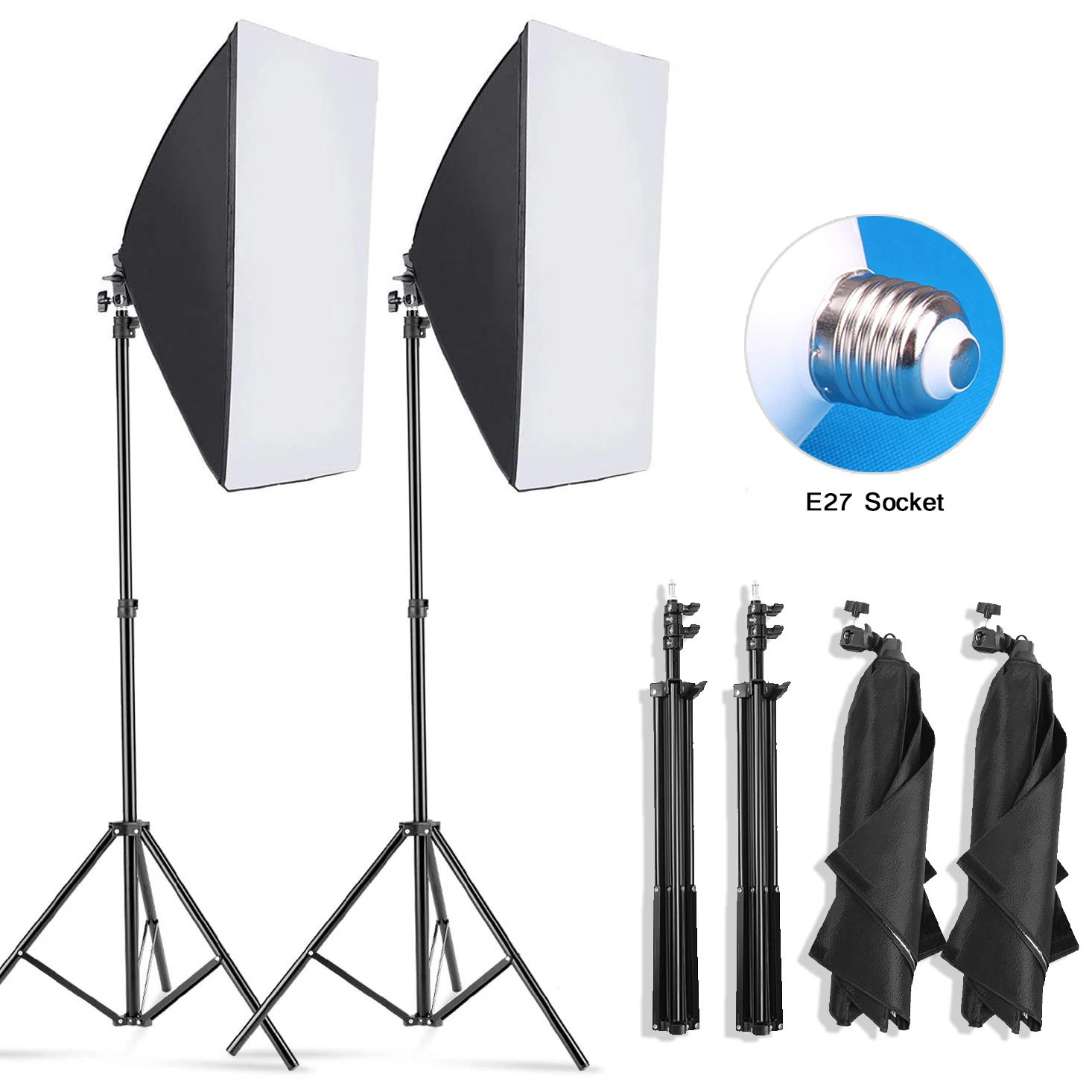 ชุดไฟสตูดิโอสำหรับถ่ายภาพแบบมื - Photography Lighting System บทวิจารณ์และราคา