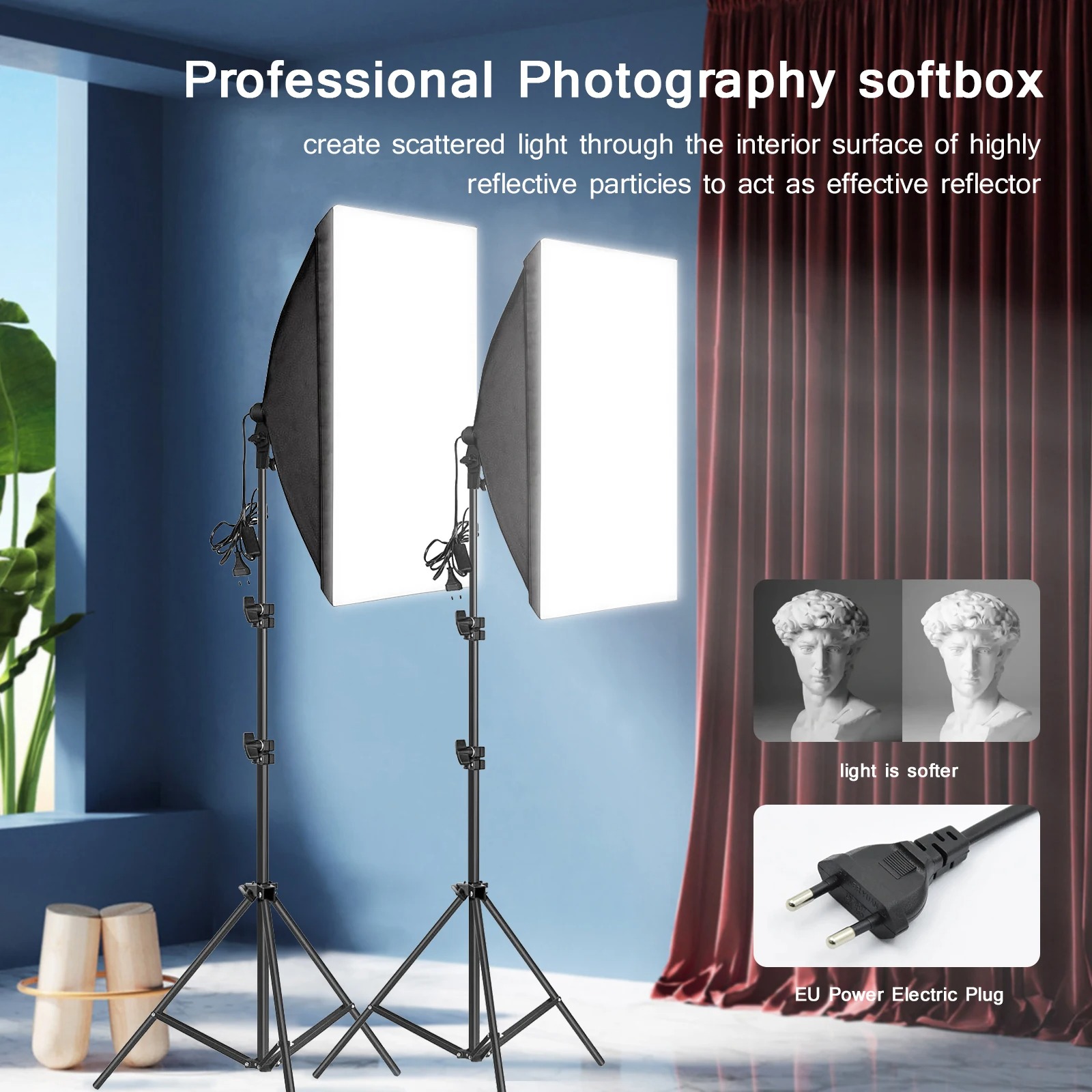 ชุดไฟสตูดิโอสำหรับถ่ายภาพแบบมื - Photography Lighting System บทวิจารณ์และราคา