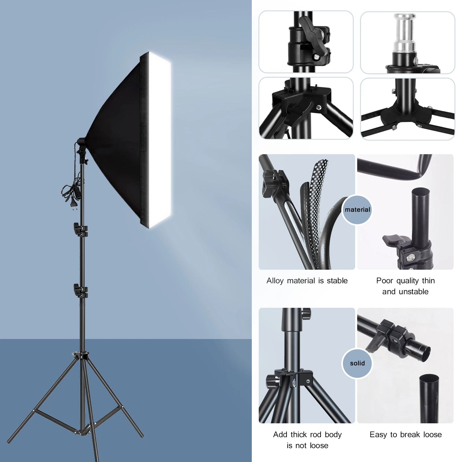 ชุดไฟสตูดิโอสำหรับถ่ายภาพแบบมื - Photography Lighting System บทวิจารณ์และราคา