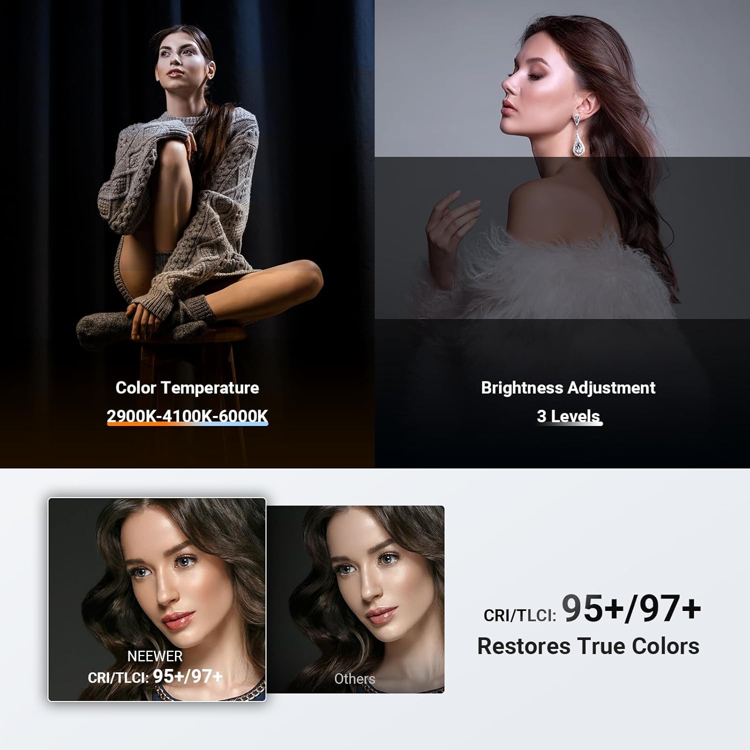ไฟวงแหวน NEEWER Basics ขนาด 67 - Photography Lighting Set Up บทวิจารณ์และราคา