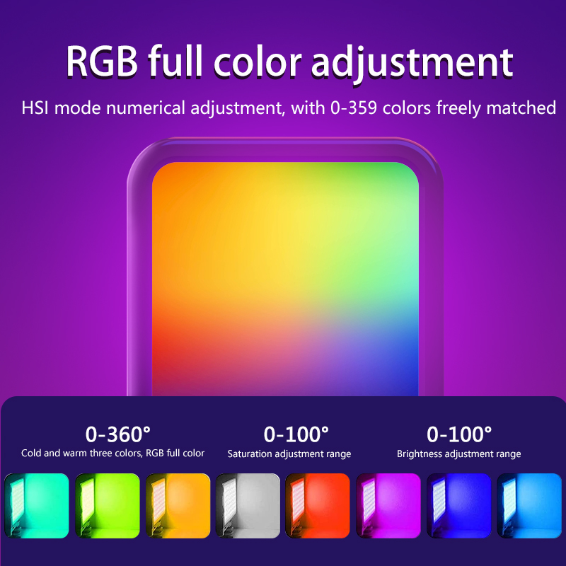 ไฟเติม RGB แบบพกพา ไฟ LED สำหร - Photography Lighting Product บทวิจารณ์และราคา