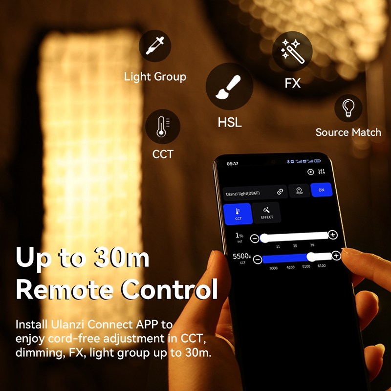 Ulanzi แฟลชวิดีโอ LED สองสี200 - Photography Lighting System บทวิจารณ์และราคา
