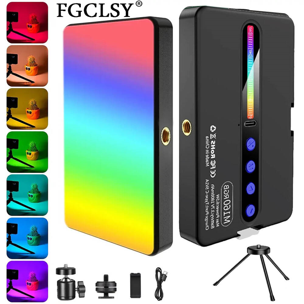 ไฟกล้อง LED RGB ชุดไฟวิดีโอสีเ - Torjim Rgb Photography Video Lighting บทวิจารณ์และราคา