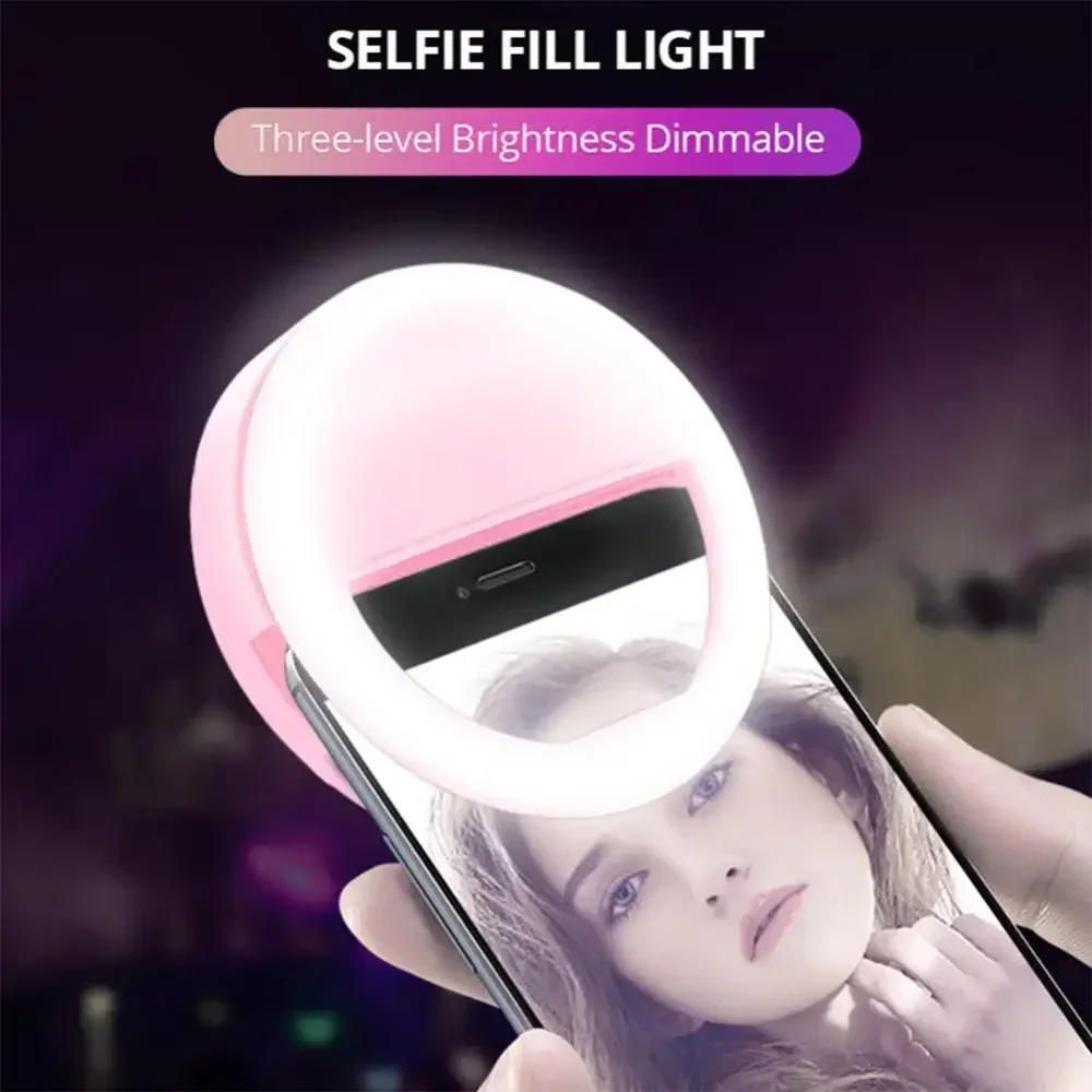 LED Selfie Ring Light โทรศัพท์ - Photography Lighting Set Up บทวิจารณ์และราคา