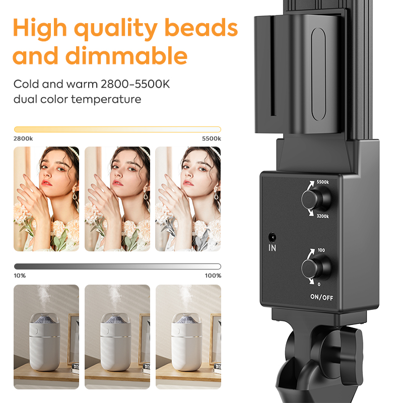 4pcs LED สตูดิโอถ่ายภาพ Hand S - Photography Led Lighting Kit บทวิจารณ์และราคา