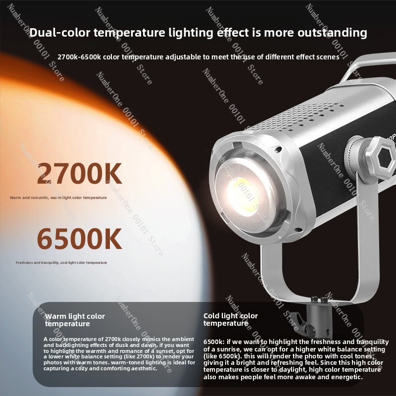 ไฟถ่ายภาพ COB 300W ปรับอุณหภูม - Photography Lighting For Portraits บทวิจารณ์และราคา