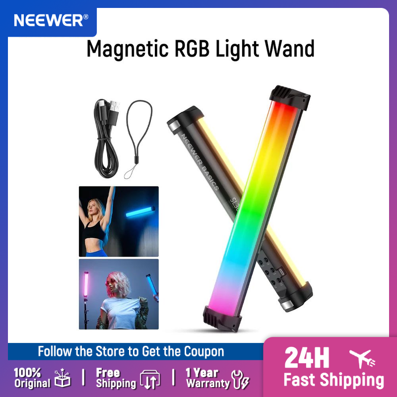 ไฟแท่งแม่เหล็ก NEEWER Basics ข - Torjim Rgb Photography Video Lighting บทวิจารณ์และราคา