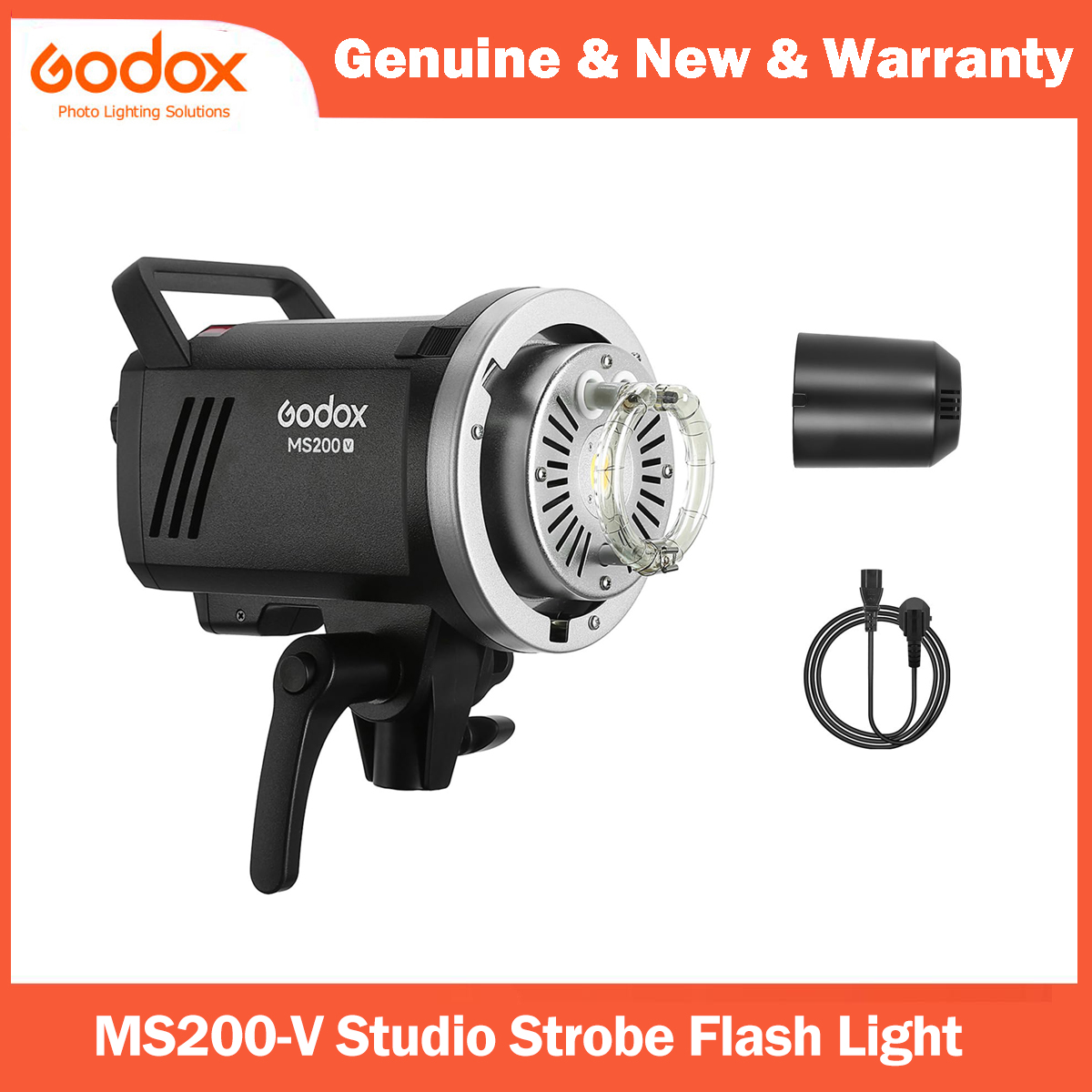 แฟลชสตูดิโอ Godox MS200V 200W  - Photography Lighting For Portraits บทวิจารณ์และราคา