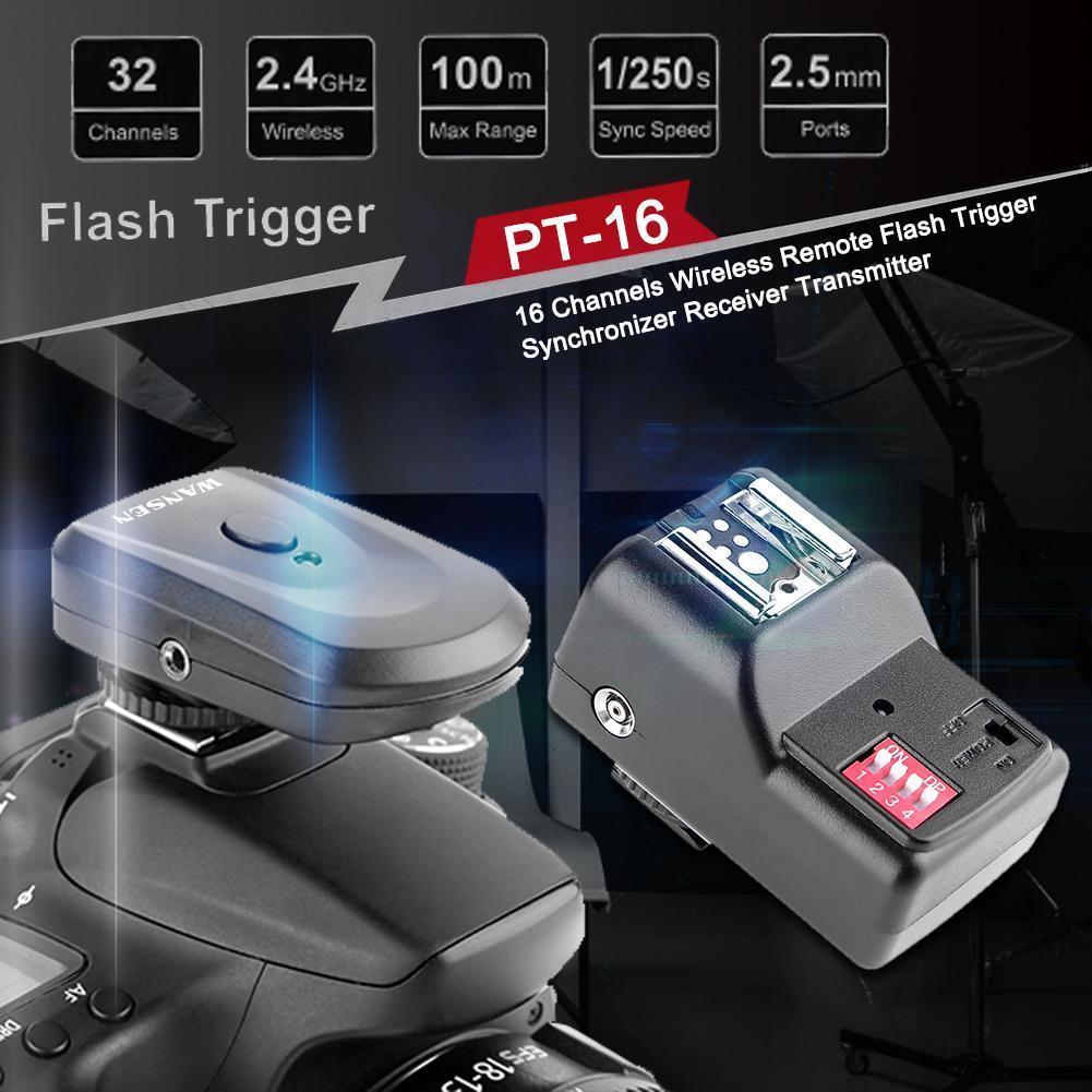 ชุดควบคุมแฟลชฮอตชู 16 ช่องสัญญ - Trigger Receiver Set บทวิจารณ์และราคา