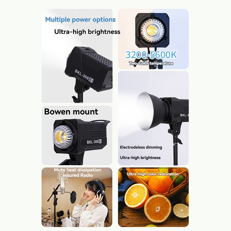 ไฟวิดีโอ LED แบบไบ 300W, ไฟ LE - Photography Lighting Accessories บทวิจารณ์และราคา