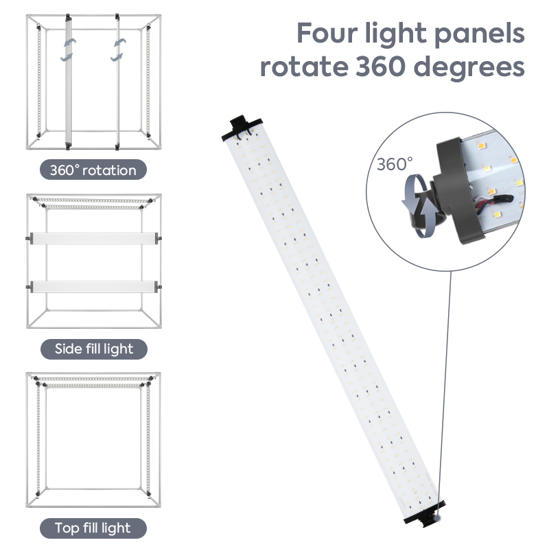 ชุดกล่องไฟถ่ายภาพสินค้าสำหรับส - Photography Led Lighting Kit บทวิจารณ์และราคา