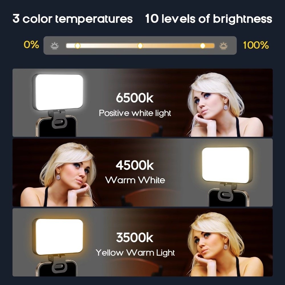 ไฟเซลฟี่ LED 800/1000mAh 3 โหม - Photography Using Lighting บทวิจารณ์และราคา