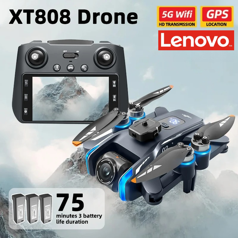 โดรน Lenovo XT808 Pro MAX 4K ร - Photography Lighting System บทวิจารณ์และราคา
