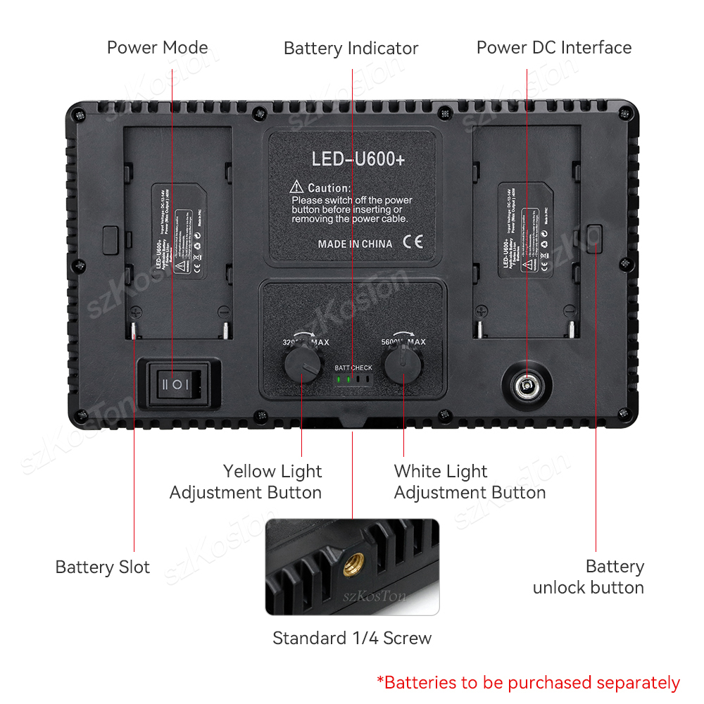 RGB แผงไฟ LED สำหรับถ่ายวิดีโอ - Torjim Rgb Photography Video Lighting บทวิจารณ์และราคา